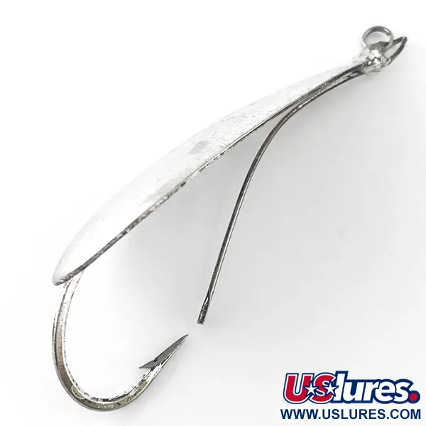 Vintage   Weedless Johnson Silver Minnow, 2/5oz Silver fishing spoon #5512