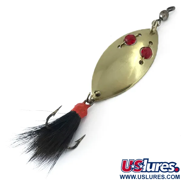 Vintage  Hofschneider Red Eye, 1/4oz Gold / Red fishing spoon #5519