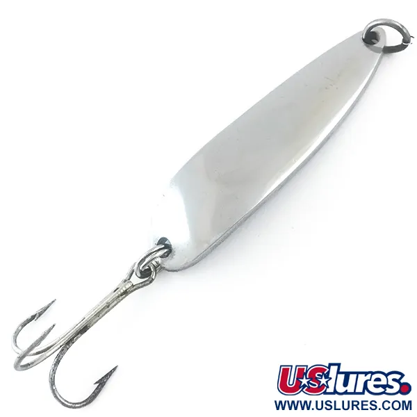 Vintage  Luhr Jensen Krocodile Die #5, 1 1/2oz Nickel fishing spoon #5522