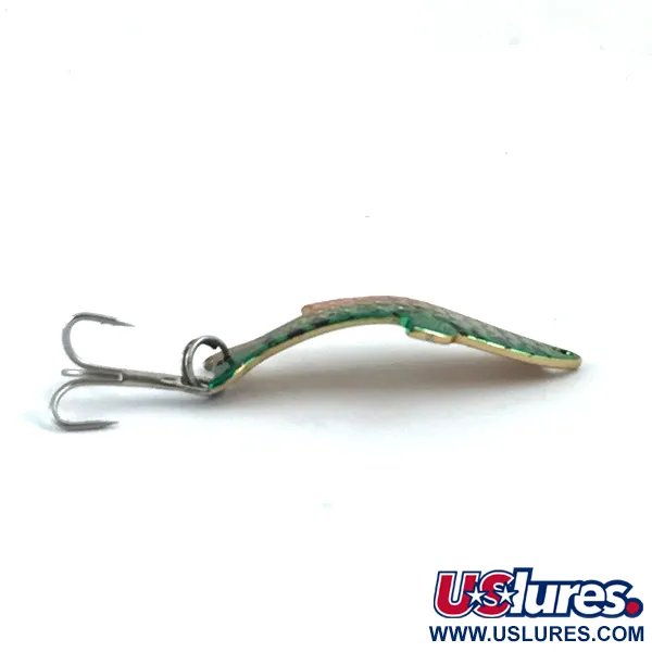 Vintage  Acme Phoebe, 1/8oz Golden Fire Tiger fishing spoon #5526