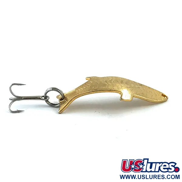 Vintage  Acme Phoebe, 3/16oz Gold fishing spoon #5527