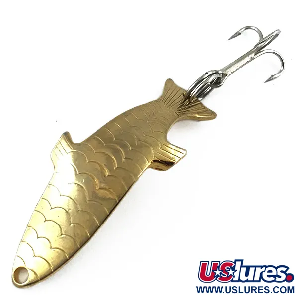 Vintage  Acme Phoebe, 3/16oz Gold fishing spoon #5527