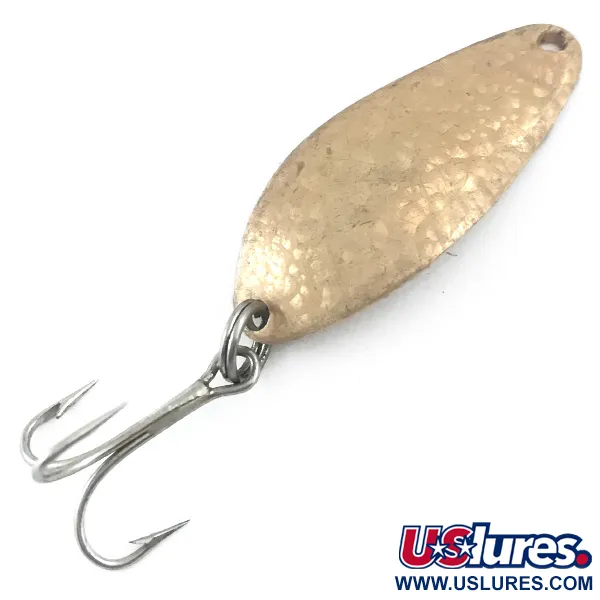 Vintage  Seneca Little Cleo Crystal, 1/4oz Crystal (Rose Gold) fishing spoon #5529