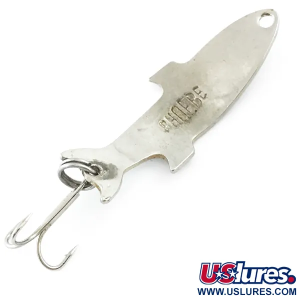 Vintage  Acme Phoebe, 1/8oz Silver fishing spoon #5541