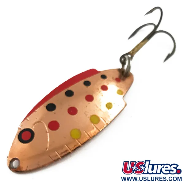 Vintage   Thomas Buoyant, 1/4oz Copper fishing spoon #5546