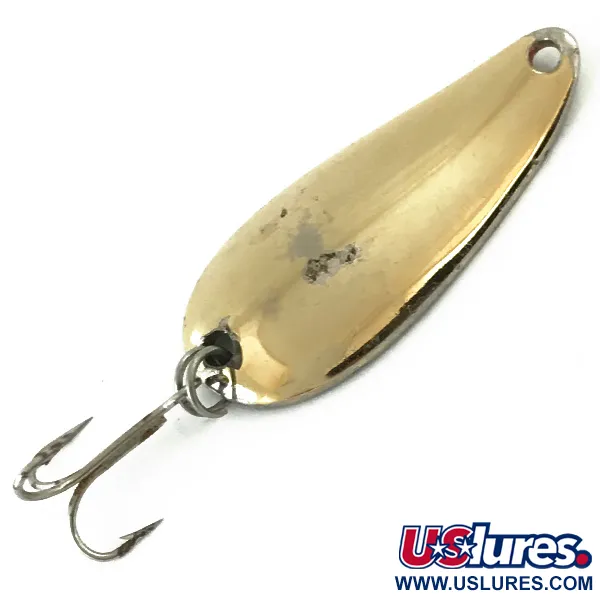 Vintage  Acme Wonderlure, 1/4oz Gold fishing spoon #5585