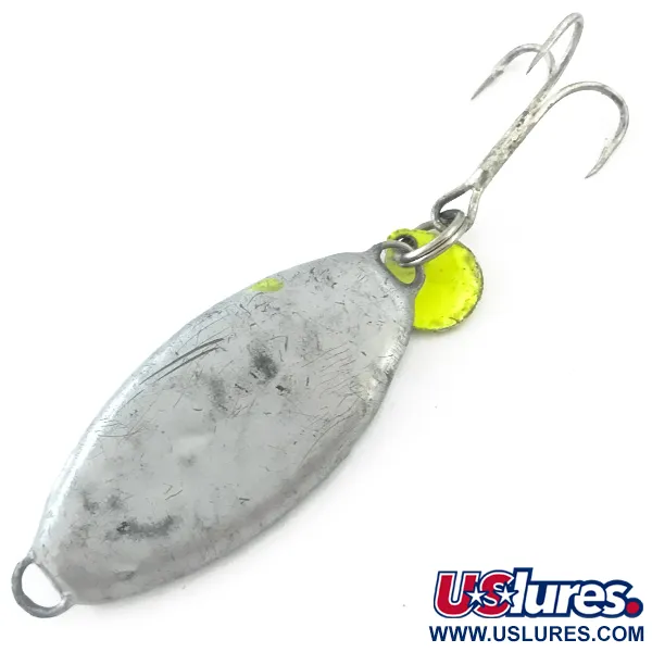 Vintage  Unknown Slab Spoon, 1oz Silver fishing spoon #5587