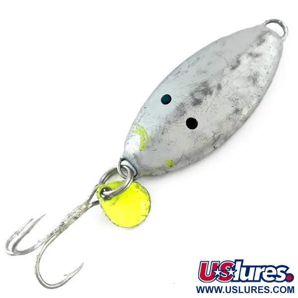 Vintage  Unknown Slab Spoon, 1oz Silver fishing spoon #5587