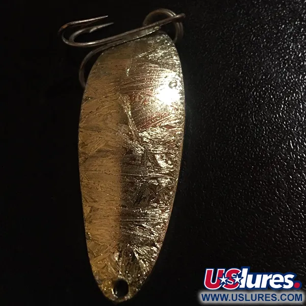 Vintage  Seneca Little Cleo (Hula Girl), 1/3oz Gold fishing spoon #5594