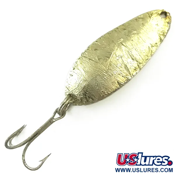 Vintage  Seneca Little Cleo (Hula Girl), 1/3oz Gold fishing spoon #5594
