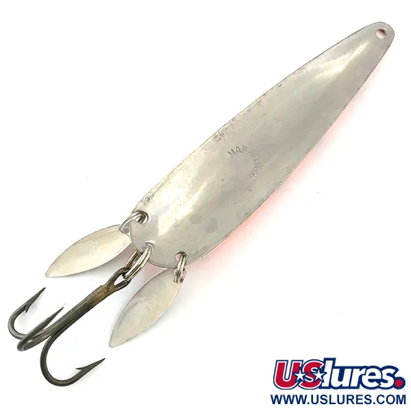 Vintage   Marathon UV, 3/5oz Red / Black / Nickel fishing spoon #5600