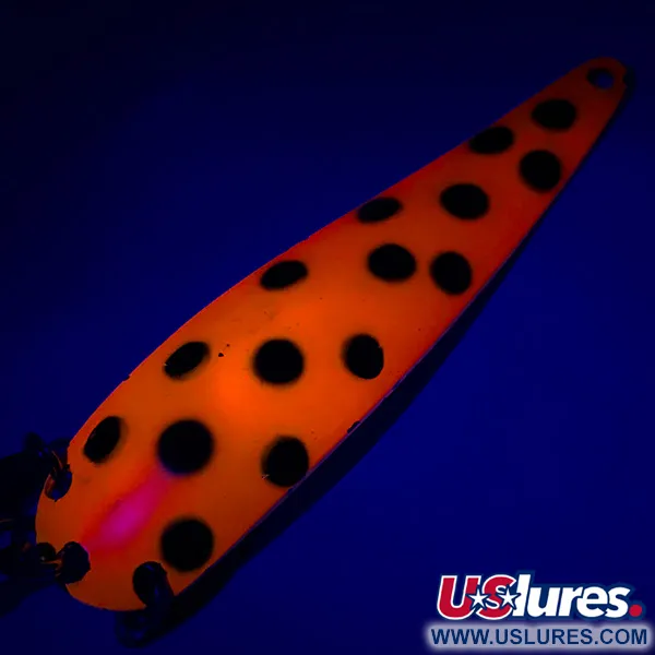 Vintage   Marathon UV, 3/5oz Red / Black / Nickel fishing spoon #5600