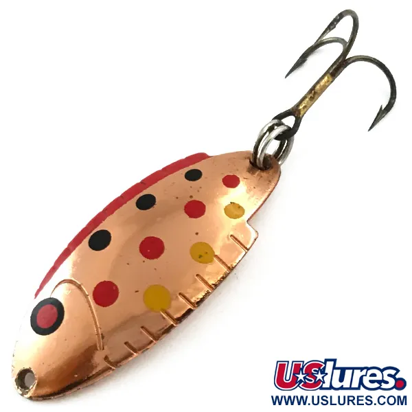 Vintage   Thomas Buoyant, 3/16oz Copper Trout / Copper fishing spoon #5619