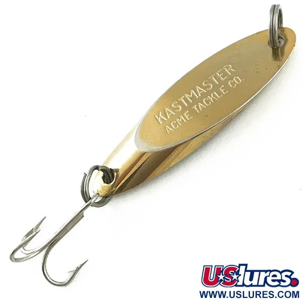 Vintage  Acme Kastmaster , 1/4oz Gold fishing spoon #5624