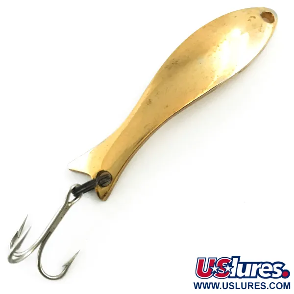 Vintage  Acme Dervish, 3/16oz Gold fishing spoon #5631