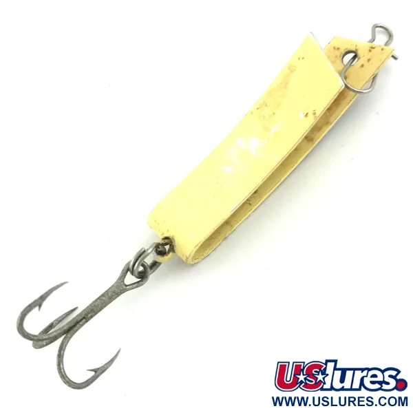 Vintage  Luhr Jensen Super-Duper 506, 1/4oz Yellow / Black / Red fishing spoon #5634