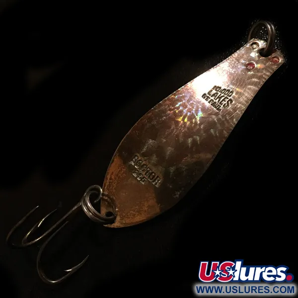 Vintage  Prescott Spinner Little Doctor 255 Crystal, 1/4oz Crystal (Copper crystal) fishing spoon #5645