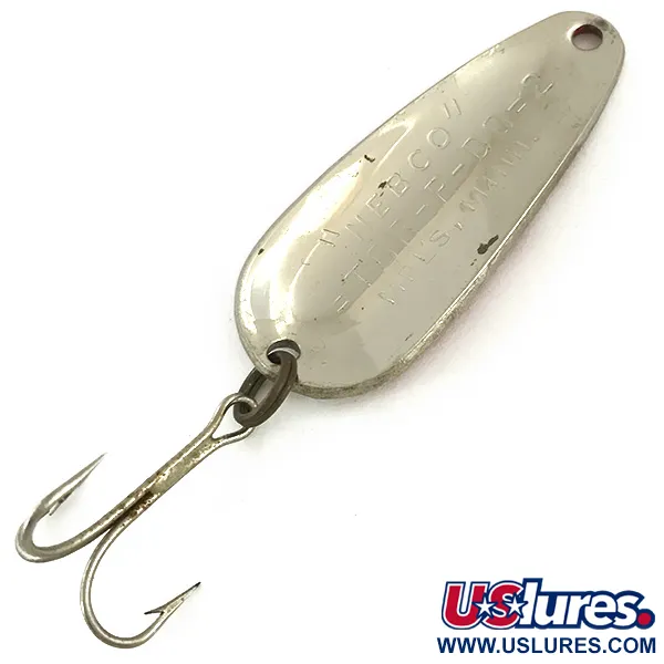 Vintage   Nebco Tor-P-Do 2, 1/2oz Nickel fishing spoon #5646