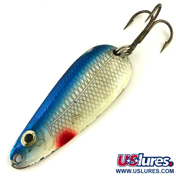 Vintage  Class Tackle Premium Select , 2/5oz Rainbow Scale / Nickel fishing spoon #5647