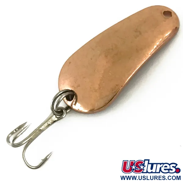 Vintage  Acme Wob-L-Rite, 1/4oz Copper fishing spoon #5654