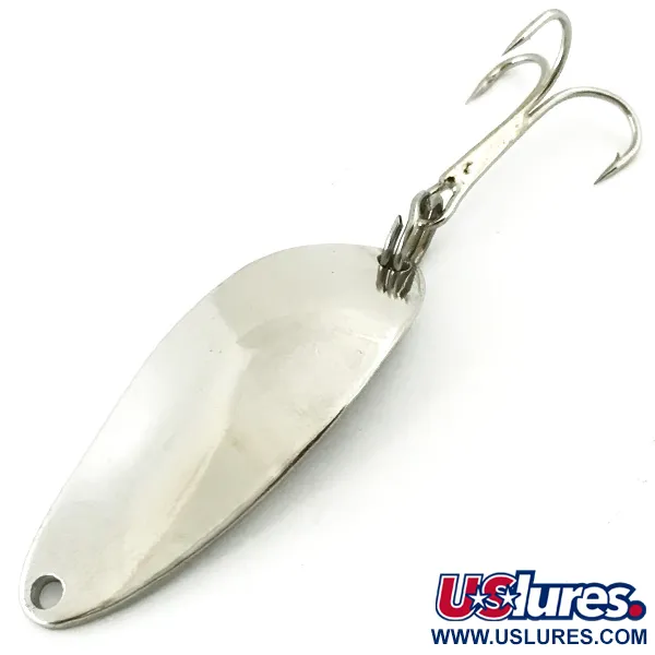 Vintage  Seneca Little Cleo (Hula Girl), 1/3oz Nickel fishing spoon #5662