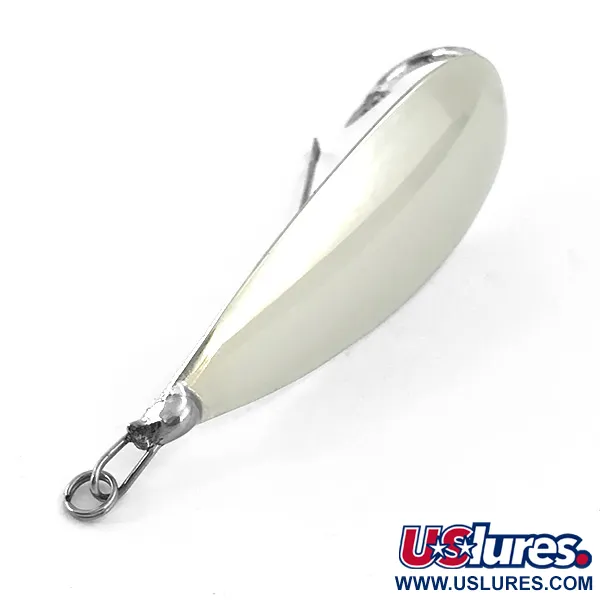 Vintage   Weedless Johnson Silver Minnow, 2/5oz Silver fishing spoon #5664