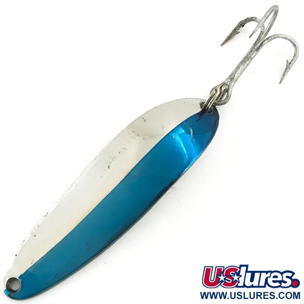 Vintage  Eppinger Dardevle Cop-E-Cat 7300, 1/3oz Nickel / Blue fishing spoon #5677