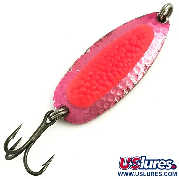Vintage   Blue Fox Pixee , 1/2oz Pink fishing spoon #5696