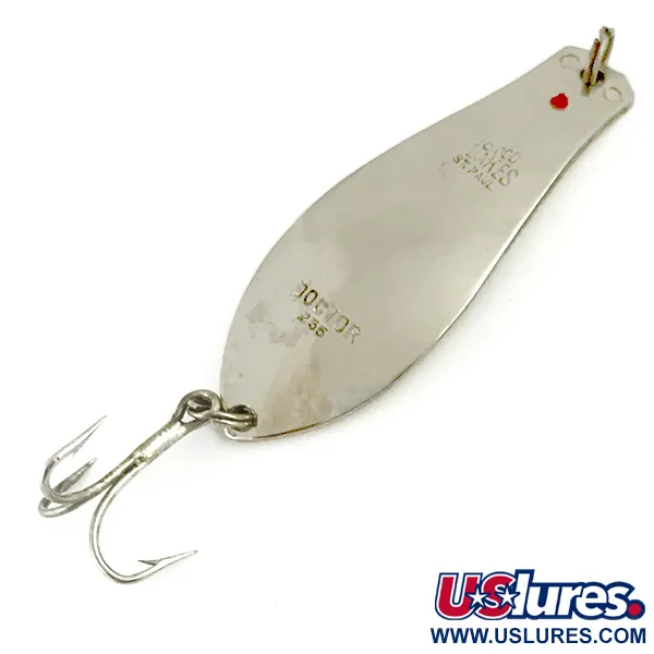 Vintage  Prescott Spinner Little Doctor 255, 1/4oz Gold / Silver fishing spoon #5710