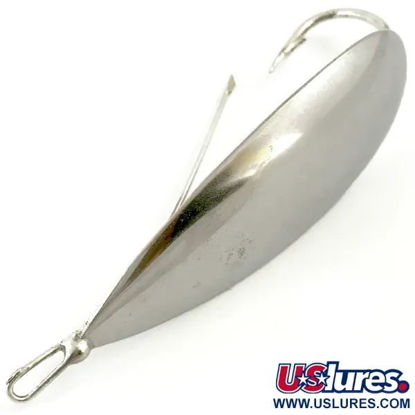 Vintage   Weedless Johnson Silver Minnow, 3/4oz Silver fishing spoon #5713