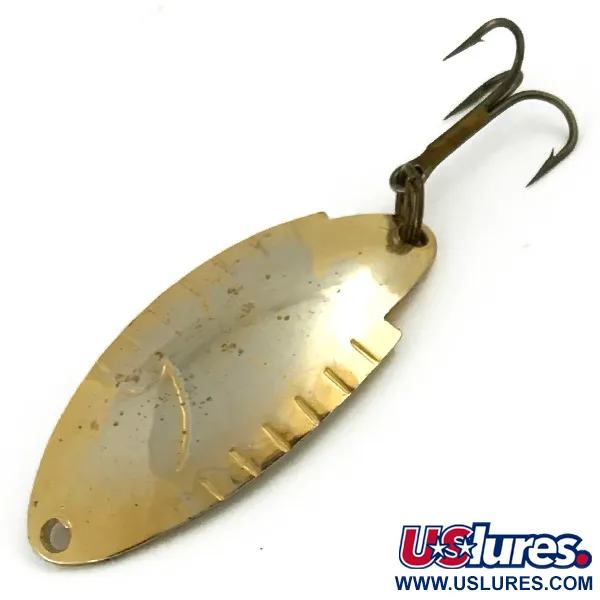 Vintage   Thomas Buoyant, 3/16oz Gold fishing spoon #5714