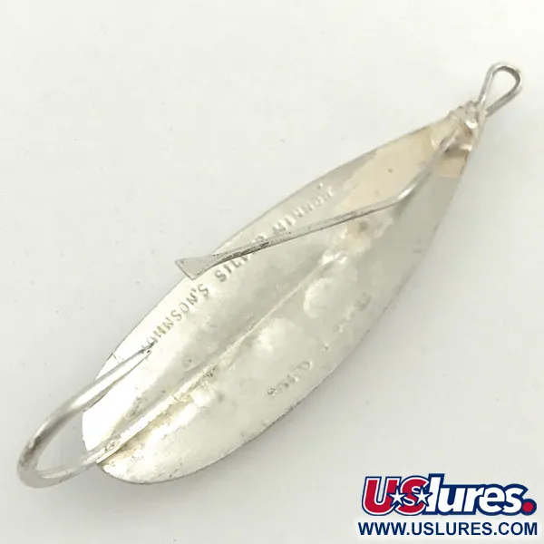 Vintage   Weedless Johnson Silver Minnow, 1/3oz Silver fishing spoon #5718