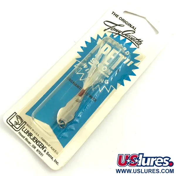  Luhr Jensen Tony Accetta Pet Spoon 12, 1/16oz Nickel fishing spoon #5741