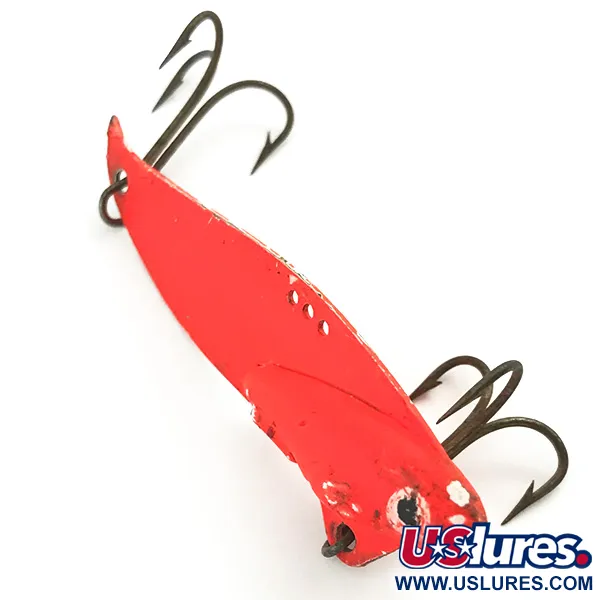 Vintage   Heddon Sonar 433 UV, 1/2oz Fluorescent Pink fishing spoon #5749