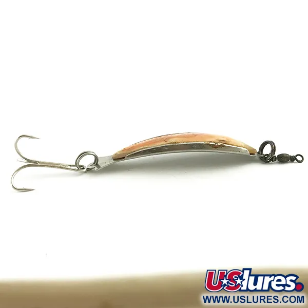 Vintage  Salm The Killer Red Abalone Pearl Minnow, 1/4oz Silver / Pearl fishing spoon #5750