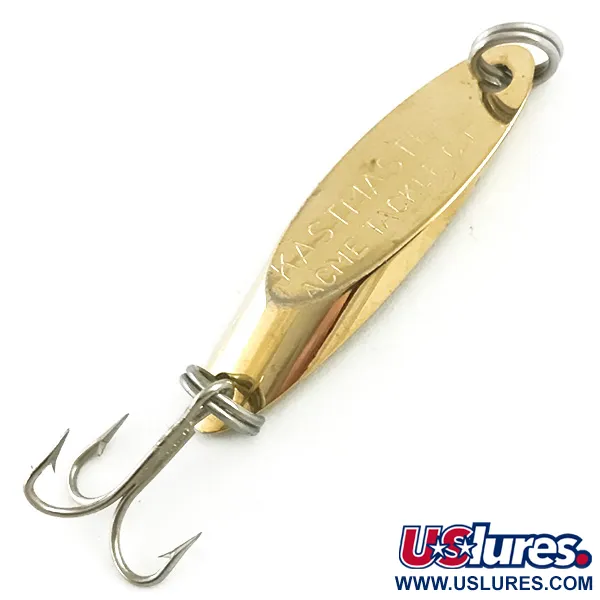Vintage  Acme Kastmaster , 1/8oz Gold fishing spoon #5764