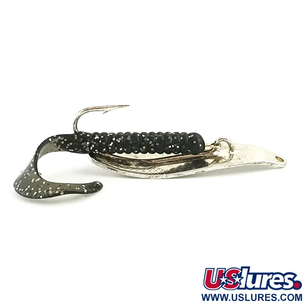 Vintage   Mepps Timber Doodle 1, 2/5oz Silver fishing spoon #5773