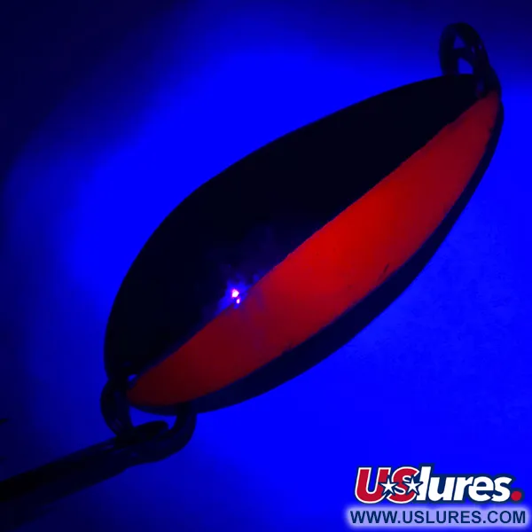 Vintage  Seneca Little Cleo (Hula Girl), 2/3oz Gold / Orange fishing spoon #5851