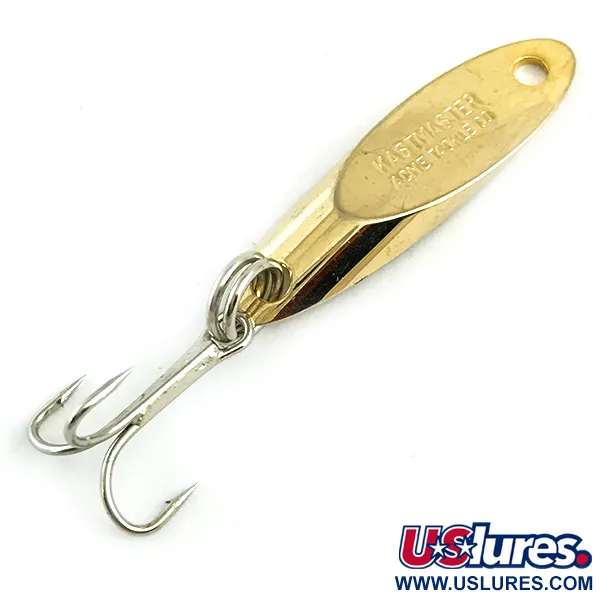 Vintage  Acme Kastmaster , 3/32oz Gold fishing spoon #5852