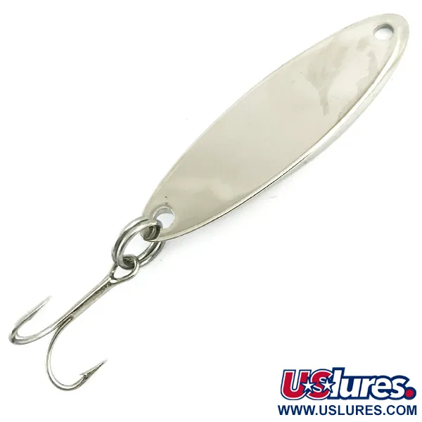 Vintage  Acme Kastmaster , 1/4oz Nickel / Blue fishing spoon #5854