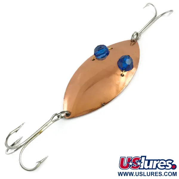 Vintage   Horrocks-Ibbotson Wobbler, 3/4oz Copper / Blue fishing spoon #5870