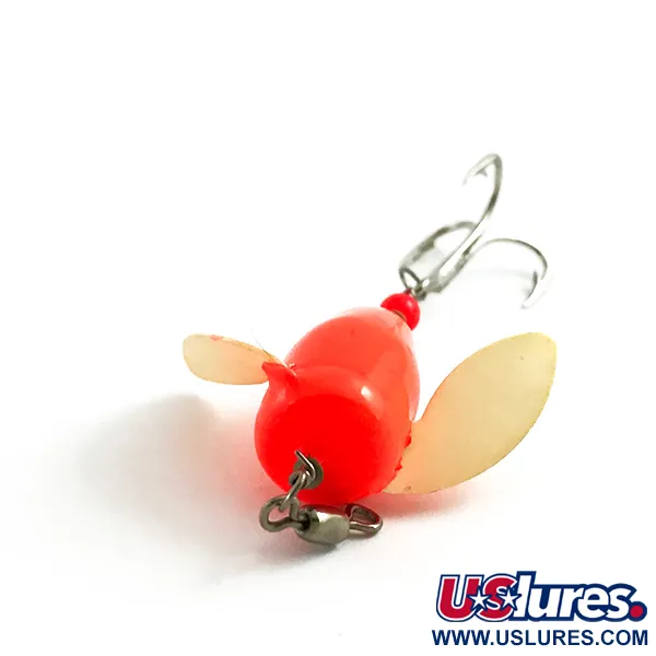 Vintage  Shur Strike Spin-N-Glo, 1/16oz Fluorescent Pink fishing spoon #5926