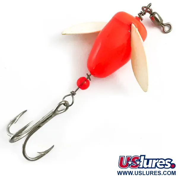 Vintage  Shur Strike Spin-N-Glo, 1/16oz Fluorescent Pink fishing spoon #5926