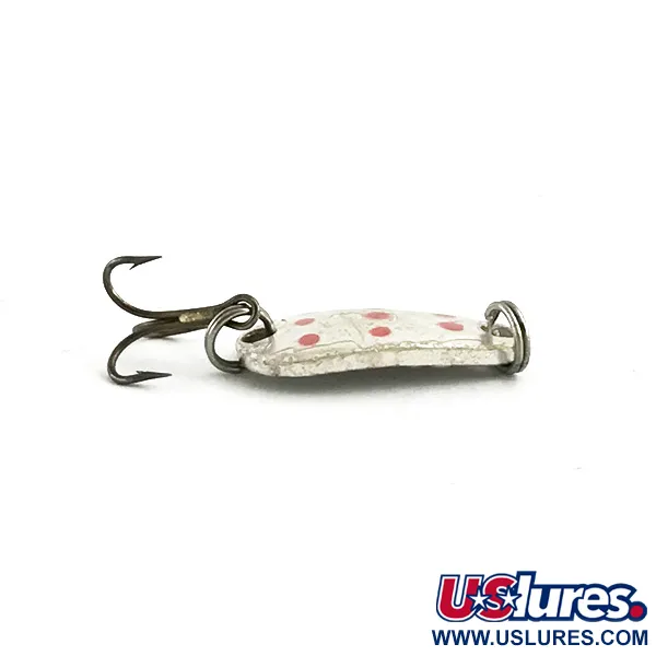 Vintage   Sølvkroken Spesial Classic , 1/8oz Silver / Red fishing spoon #5934