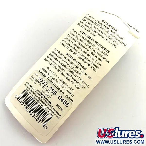  Luhr Jensen Krocodile Die #4, 2/3oz  fishing spoon #5969