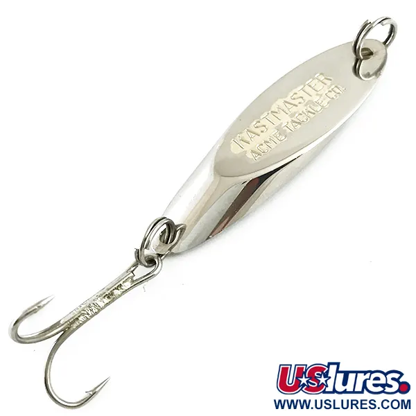 Vintage  Acme Kastmaster , 3/8oz Nickel fishing spoon #5990