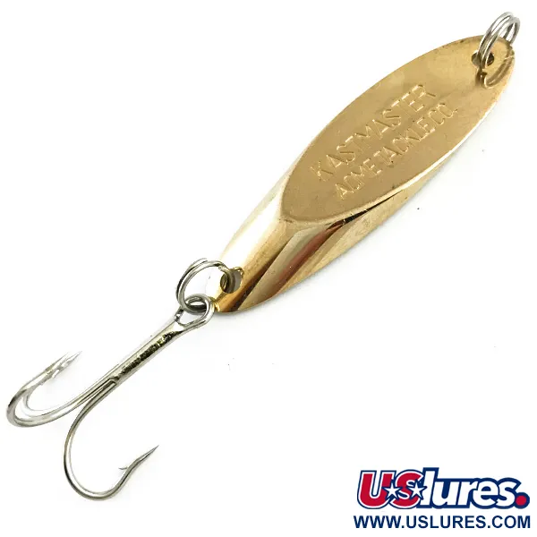 Vintage  Acme Kastmaster , 1/2oz Gold fishing spoon #5992