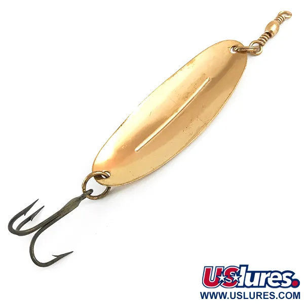 Vintage   Williams Wabler W60, 3/4oz Gold fishing spoon #5994