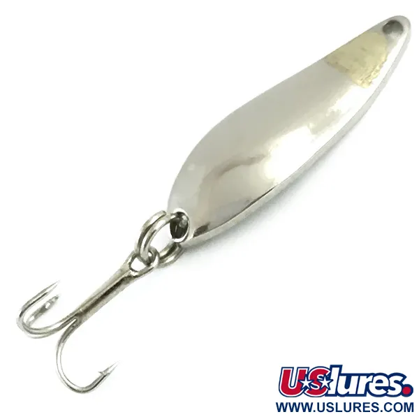 Vintage  Acme Fiord Spoon Jr, 1/8oz Nickel fishing spoon #6010