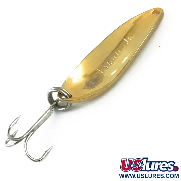 Vintage  Acme Fiord Spoon Jr, 1/8oz Gold fishing spoon #6011